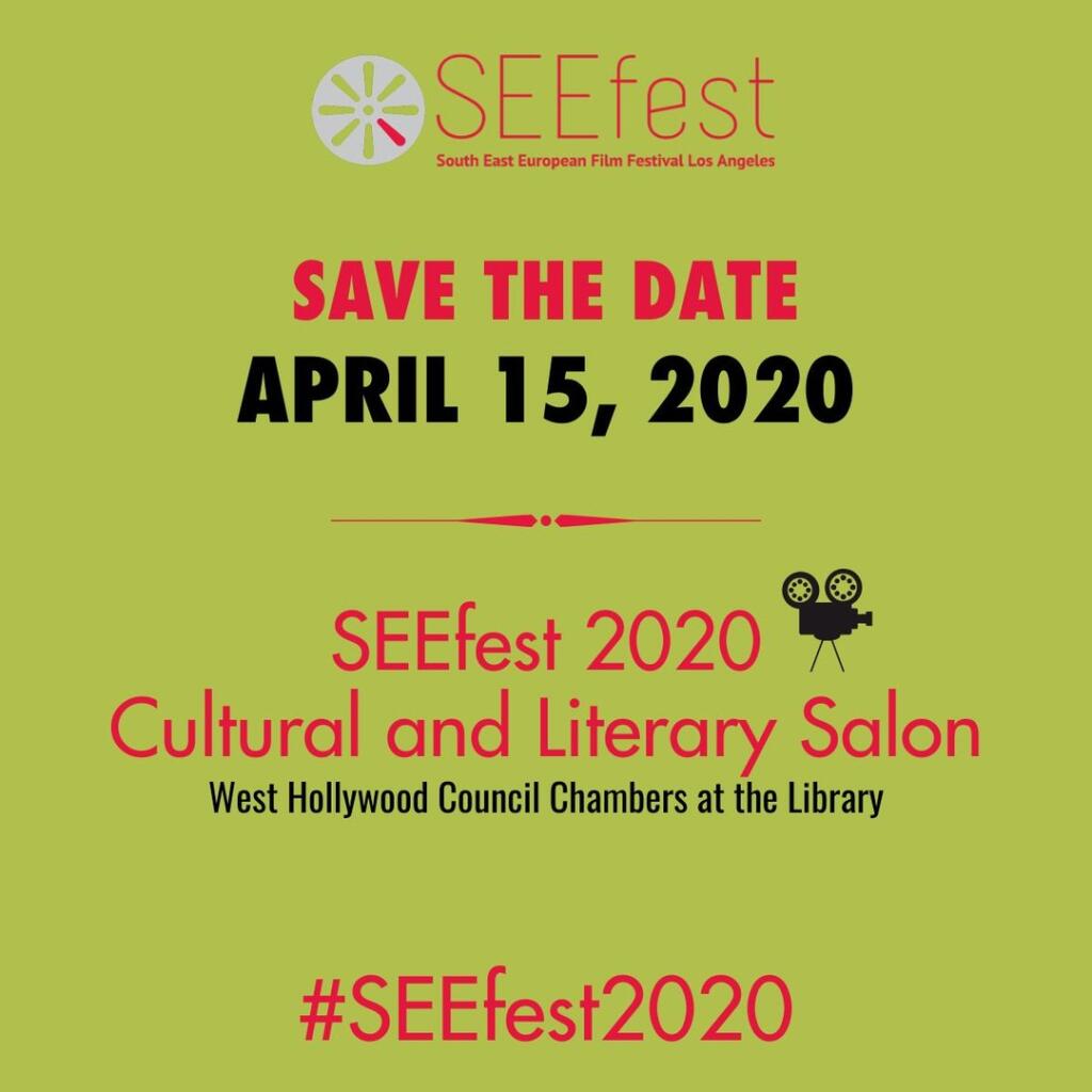 Save the date 15 April 2020 Literary Salon